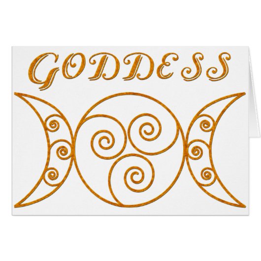 Swirly Triple Goddess Symbol Cards (Front Horizontal)