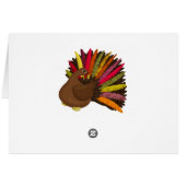 Swirly Turkey Cards (Back Horizontal)
