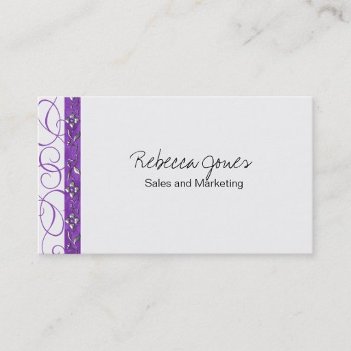 Customizable Swirly Vintage Business Card Templates