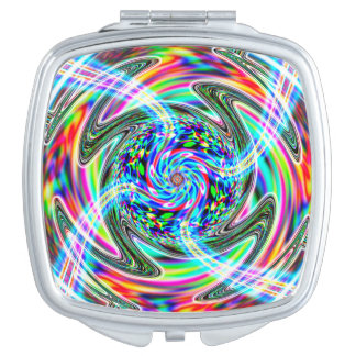 Swirly Whirly ( you may add words ) Compact Mirror