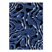 Swiryly Blue Chrome Abstract Art (Front)