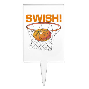 Swish 6 cake topper
