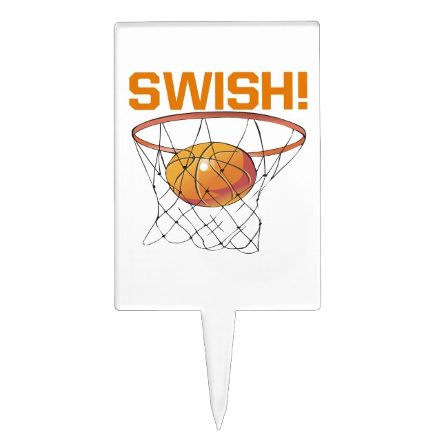 Swish 6 cake topper (Front)
