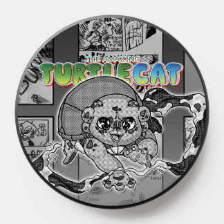 Swish-a-wssshh Actiony Turtlecat Manga PopSocket