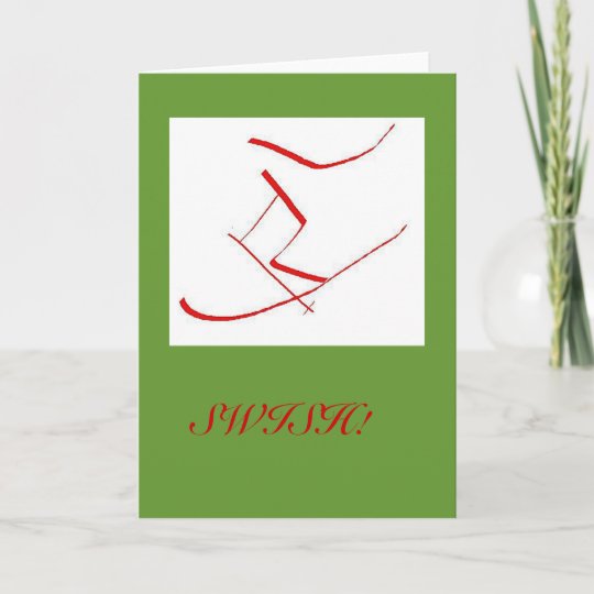 SWISH! HOLIDAY CARD | Zazzle.com