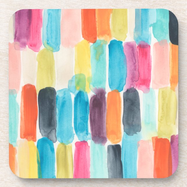 Swish Swatch I Beverage Coaster (Front)