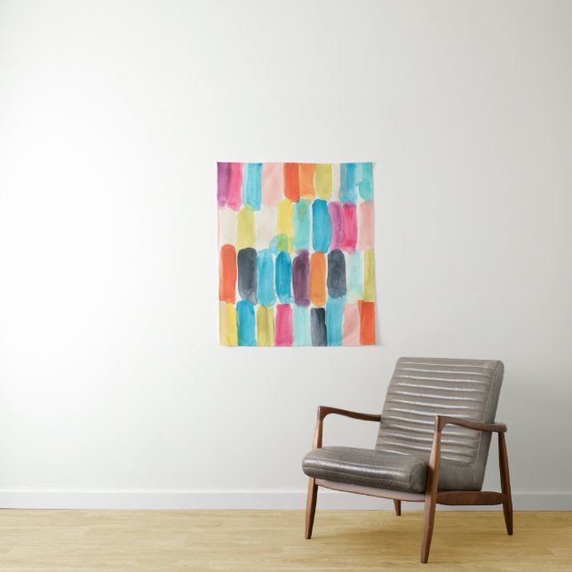 Swish Swatch I Tapestry (In Situ)