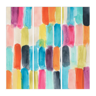 Swish Swatch I Triptych