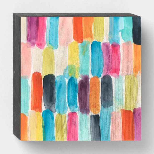 Swish Swatch I Wooden Box Sign (Front Horizontal)