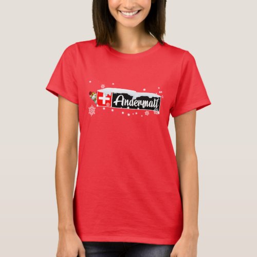 Swiss Alp Andermatt Snow Edition T_Shirt