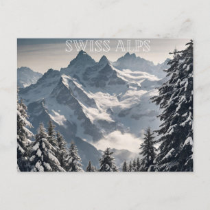 Swiss Alps (1) Postcard