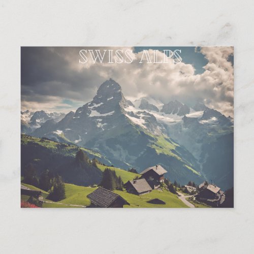 Swiss Alps 3 Postcard
