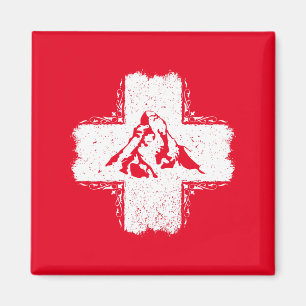 Swiss Alps Matterhorn - Switzerland Magnet