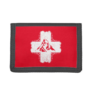 Swiss Alps Matterhorn - Switzerland Trifold Wallet