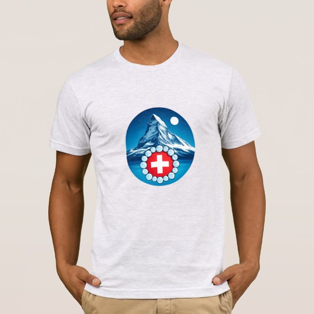 Swiss Alps - Matterhorn  T-Shirt (Front)