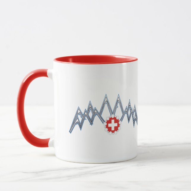 Swiss Alps Mug (Left)