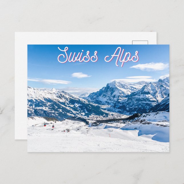 Swiss Alps Postcard (Front/Back)