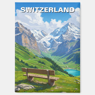 Swiss Alps Switzerland Travel Magnet