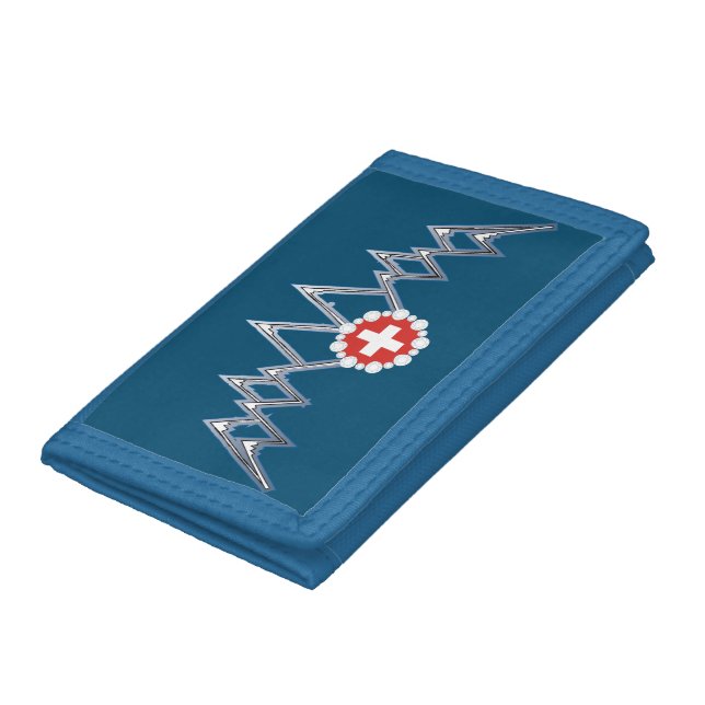 Swiss Alps  Trifold Wallet (Bottom)