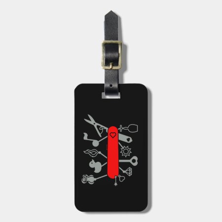 Swiss Army Knife For Lovers Luggage Tag
