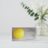 "Swiss ball" business card (Standing Front)