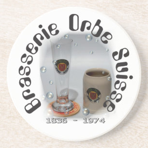 Swiss Brasserie Orbe Beer Coaster