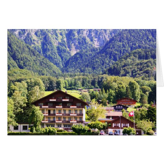 Swiss chalet cards (Front Horizontal)