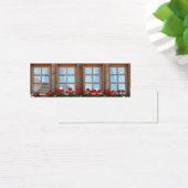 Swiss Chalet Window photo bookmark set (Desk)