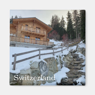 Swiss chalet with stream magnet