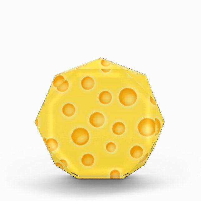 Swiss Cheese Cheezy Texture Pattern Award (Front)