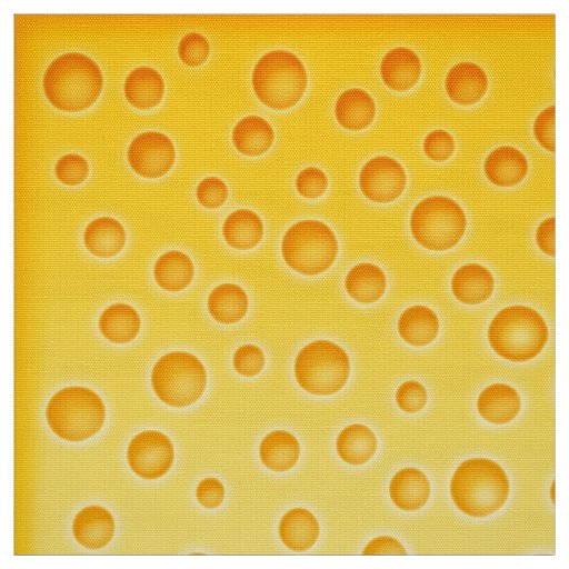 Swiss Cheese Cheezy Texture Pattern Fabric Zazzle