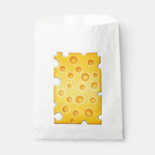 Swiss Cheese Cheezy Texture Pattern Favor Bag