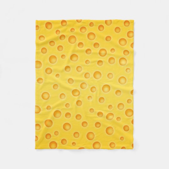Cheese Pattern Print Hooded Blanket