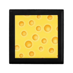 Swiss Cheese Cheezy Texture Pattern Gift Box