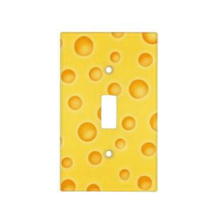 Swiss Cheese Cheezy Texture Pattern Light Switch Cover
