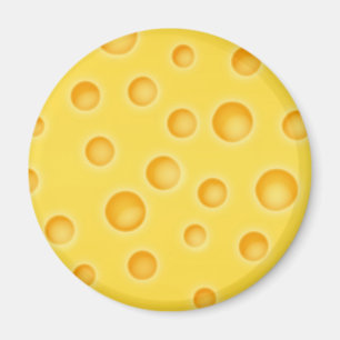 Swiss Cheese Cheezy Texture Pattern Magnet