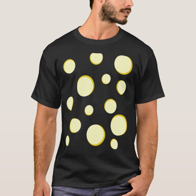 Swiss Cheese Costume Funny Easy Cheese Halloween C T-Shirt (Front)