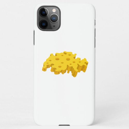Swiss Cheese Map iPhone 11Pro Max Case