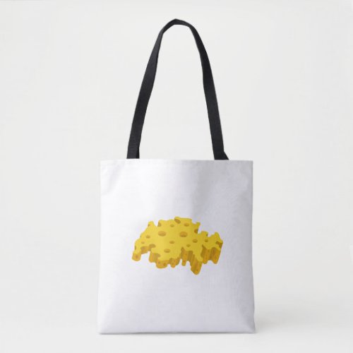 Swiss Cheese Map Tote Bag