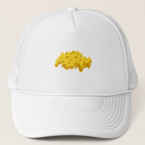 Swiss Cheese Map Trucker Hat