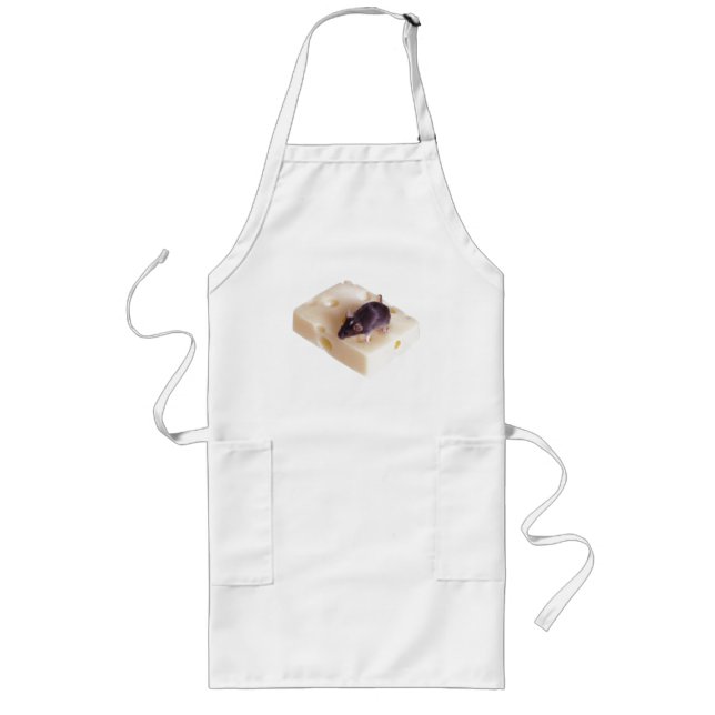 Swiss Cheese Mouse Apron (Front)