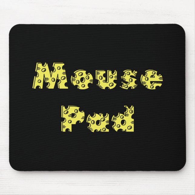 Swiss Cheese Mouse Pad (Front)