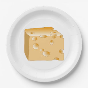 Swiss Cheese Paper Plates