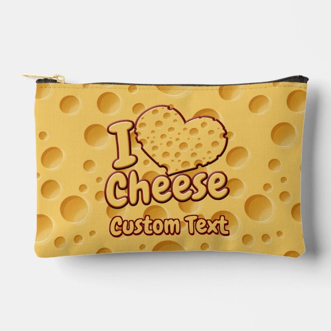 Swiss Cheese Pattern Accessory Pouch (Front)