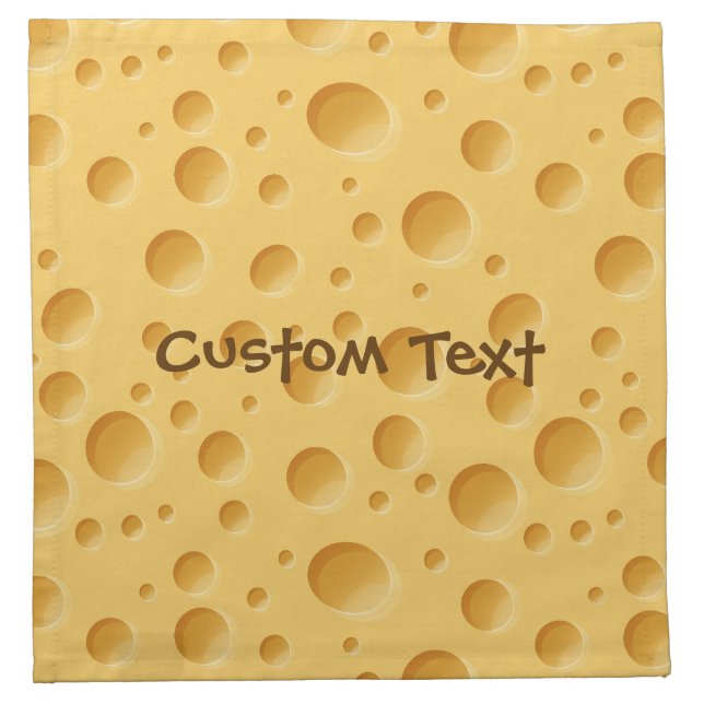 Swiss Cheese Pattern Cloth Napkin (Front)