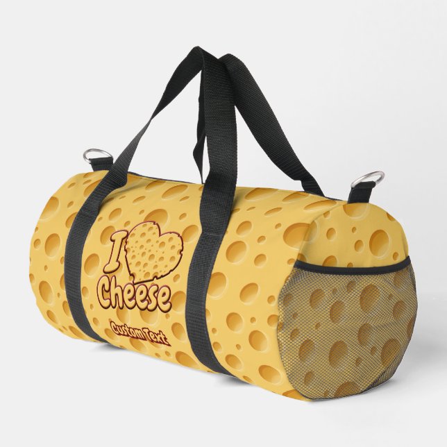 Swiss Cheese Pattern Duffle Bag (Right Corner)