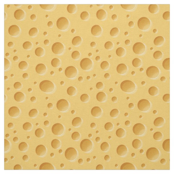 Yellow Cheese Pattern Yellow Cheese Pattern Fabric | Zazzle