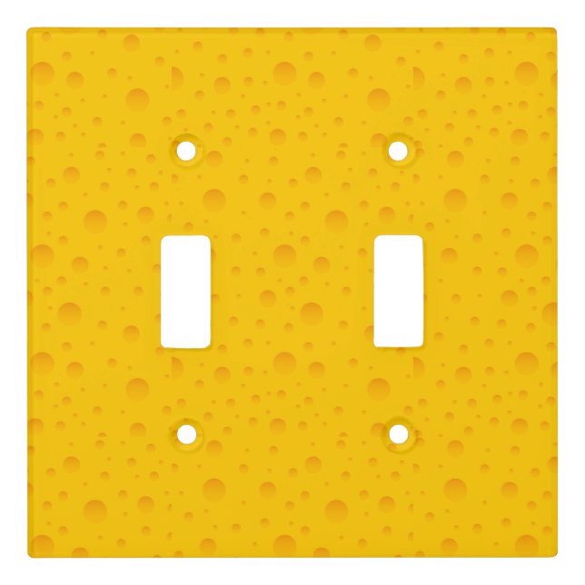 Swiss Cheese Pattern Light Switch Cover (Front)