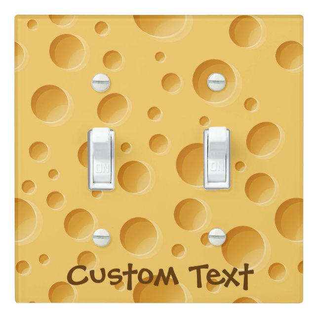 Swiss Cheese Pattern Light Switch Cover (In Situ)