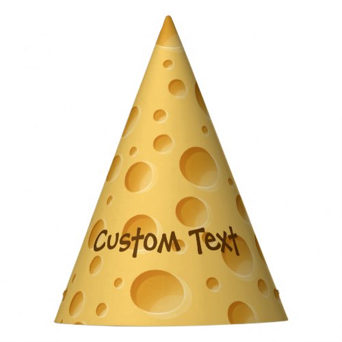 Swiss Cheese Pattern Party Hat